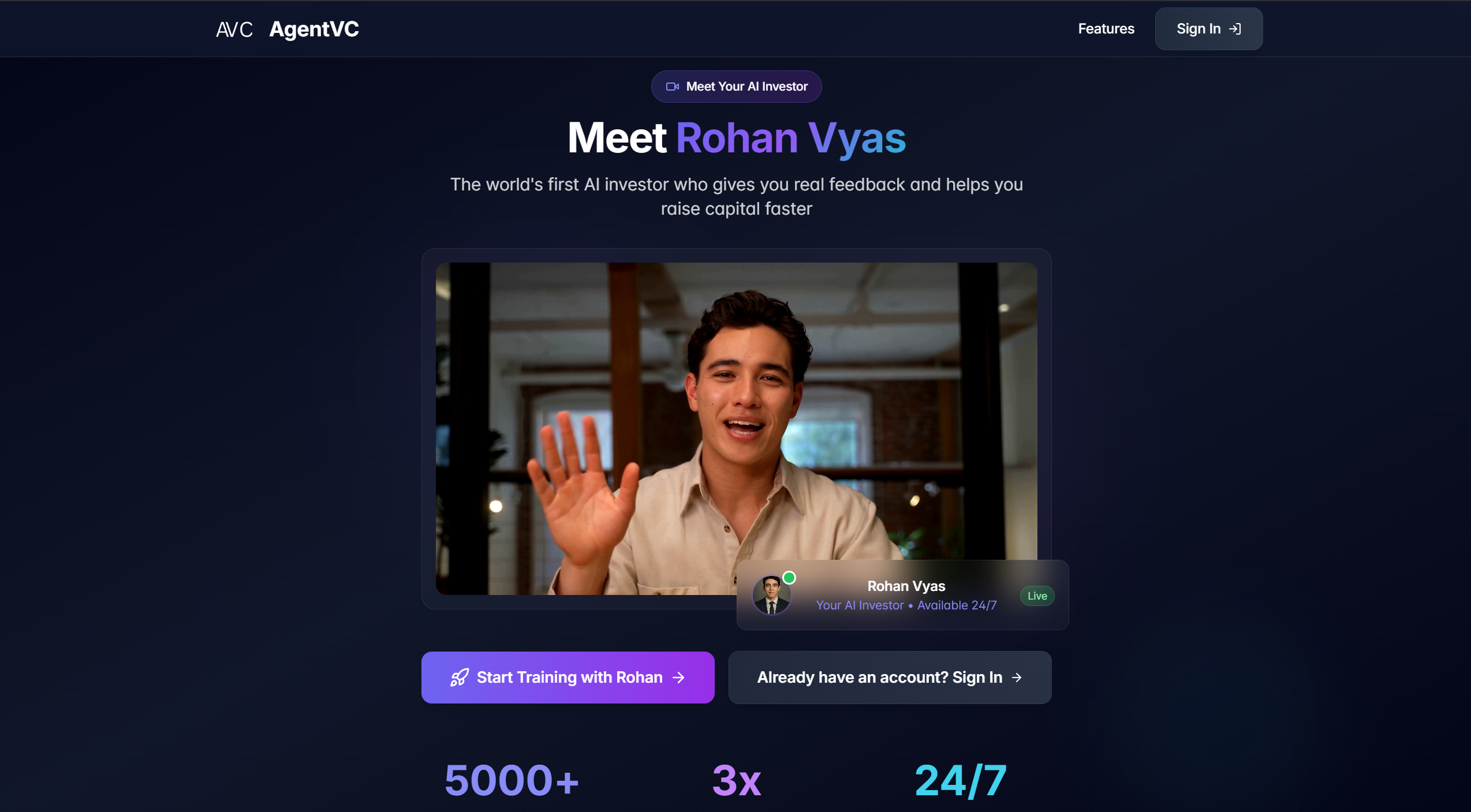 AgentVC screenshot